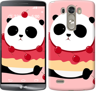 

Чехол Панда с пончиком для LG D856 Dual G3 247581