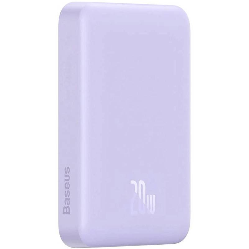 Фото Портативное ЗУ Power Bank Baseus Magnetic Mini Air 20W c БЗУ 10000 mAh P10059001313 (Nebula Purple) на vchehle.ua