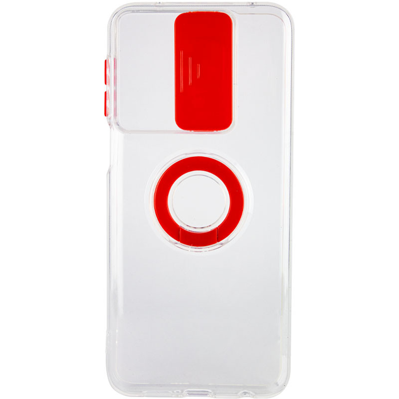 

Чохол Camshield ColorRing TPU зі шторкою для Xiaomi Redmi Note 9 Pro (Червоний) 1162415