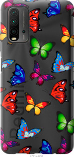 

Чехол Красочные мотыльки для Xiaomi Redmi 9T 1111761