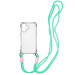 Чехол TPU CrossBody with straps для Apple iPhone 16 Plus (6.7") (Transparent)