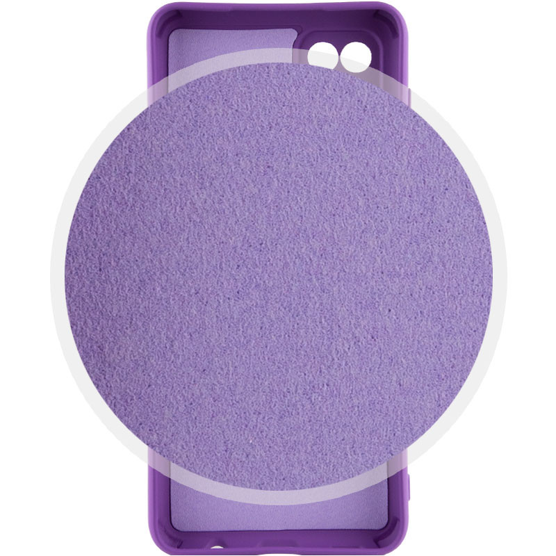 Фото Чехол Silicone Cover Lakshmi Full Camera (A) для Samsung Galaxy A12 / M12 (Фиолетовый / Purple) в магазине vchehle.ua