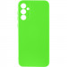 Чехол TPU GETMAN Liquid Silk Full Camera для Samsung Galaxy A35 (Салатовый / Neon Green)
