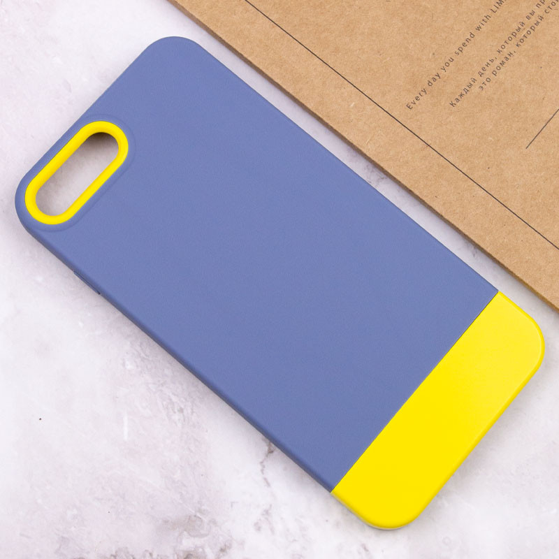 Чехол TPU+PC Bichromatic для Apple iPhone 7 plus / 8 plus (5.5") (Blue / Yellow) в магазине vchehle.ua