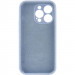 Фото Чехол Silicone Case Full Camera Protective (AA) NO LOGO для Apple iPhone 16 Pro (6.3") (Голубой / Lilac Blue) на vchehle.ua