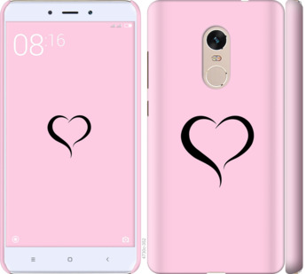 Чехол Сердце 1 для Xiaomi Redmi Note 4