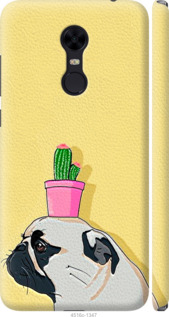 

Чехол Мопс с кактусом для Xiaomi Redmi 5 Plus 795688