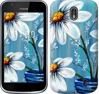 

Чехол Красивые арт-ромашки для Nokia 1 650409