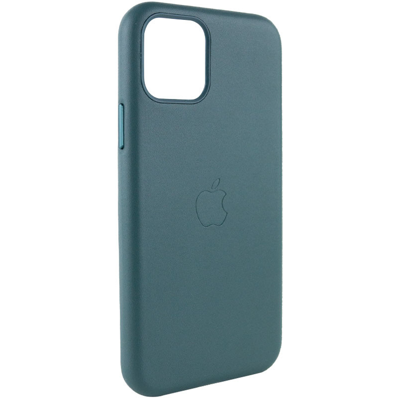 Фото Шкіряний чохол Leather Case (AA Plus) на Apple iPhone 11 Pro Max (6.5") (Pine green) в маназині vchehle.ua