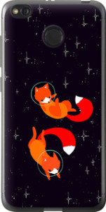 Чехол Лисички в космосе для Xiaomi Redmi 4X