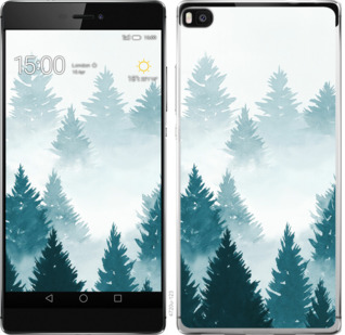 

Чехол Акварельные Елки для Huawei Ascend P8 862765