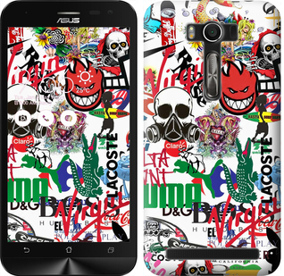 

Чехол Many different logos для Asus ZenFone 2 Laser ZE500KL 638192