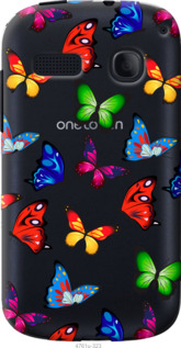 

Чехол Красочные мотыльки для Alcatel One Touch Pop C3 4033D 1054818