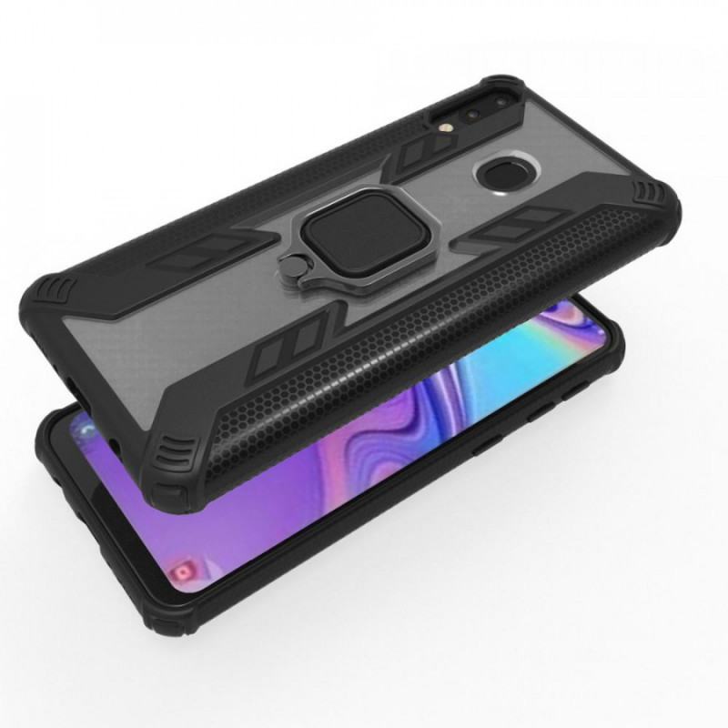 

Ударостійкий чохол Combo Ring for Magnet для Samsung Galaxy A30 (Чорний) 715256