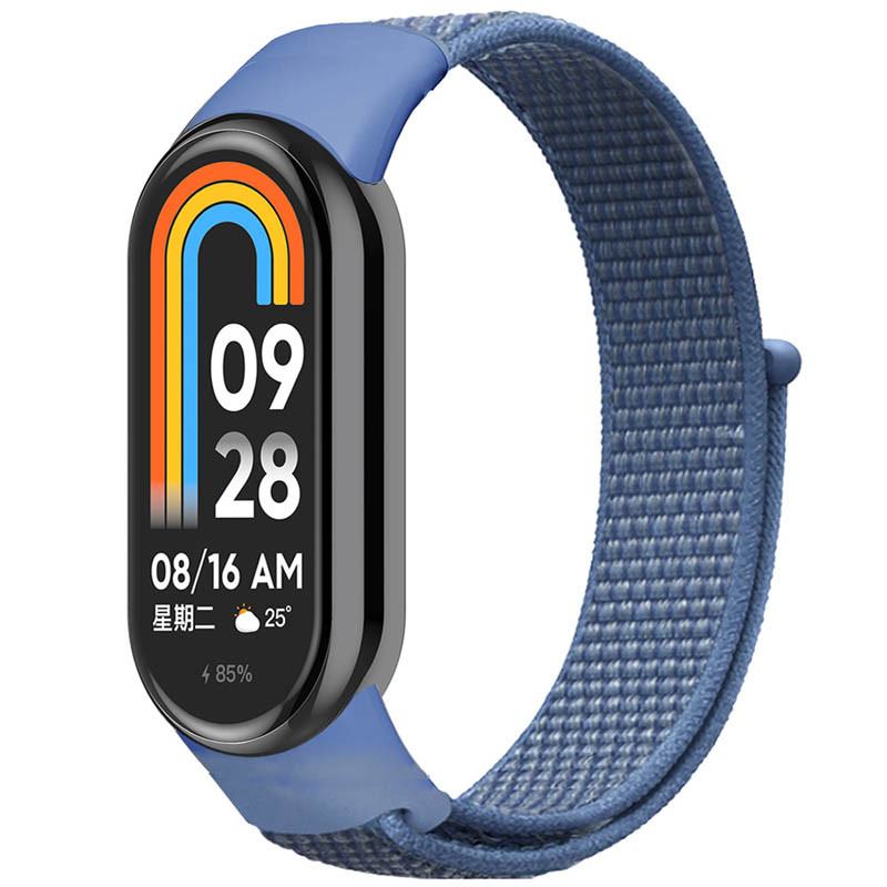 Ремешок Nylon New для Xiaomi Mi Band 8/9 (Blue)