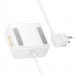 Фото Подовжувач Hoco AC27 Descanso (PD30W/2C/1A/2xSocket) (2m) (White) в маназині vchehle.ua