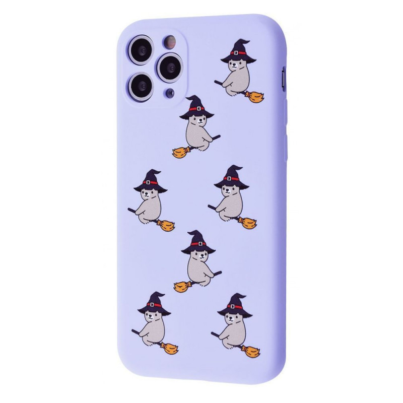 

TPU чохол WAVE Fancy на iPhone 11 Pro (Bear on broom / Light purple) 1060000