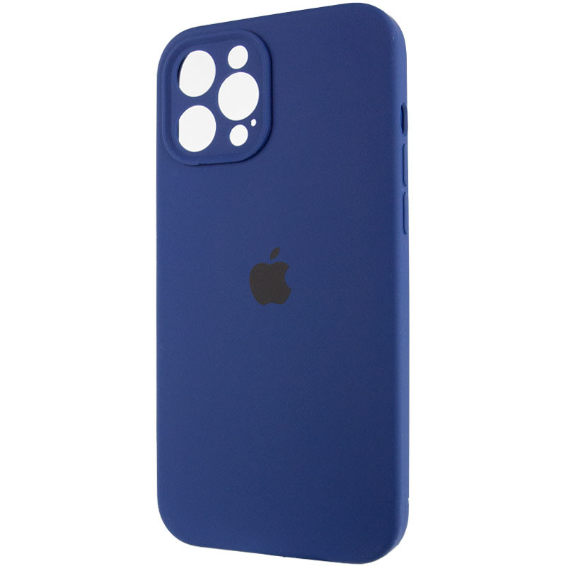 Фото Чохол Silicone Case Full Camera Protective (AA) на Apple iPhone 12 Pro (6.1") (Синій / Deep navy) в маназині vchehle.ua