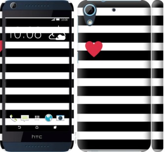 

Чехол Черно-белые полосы для HTC Desire 626G 751786