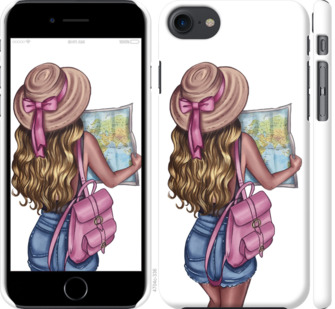 

Чохол Дівчина з картою на iPhone SE 2020 915690