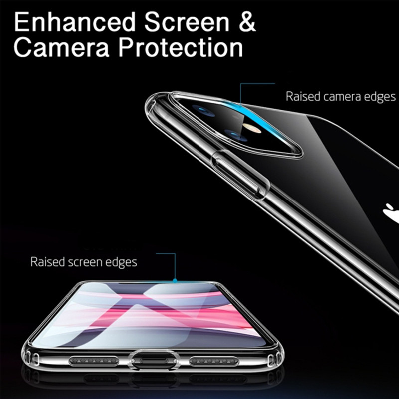 Купить TPU чехол Epic Transparent 1,5mm для Apple iPhone 11 (6.1") (Бесцветный (прозрачный)) на vchehle.ua