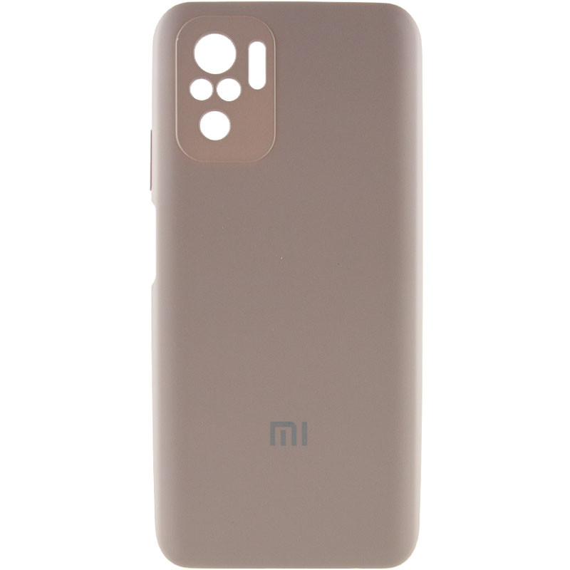 Чохол Silicone Cover Full Camera (AA) Xiaomi Redmi Note 10 / Note 10s (Сірий / Lavender)