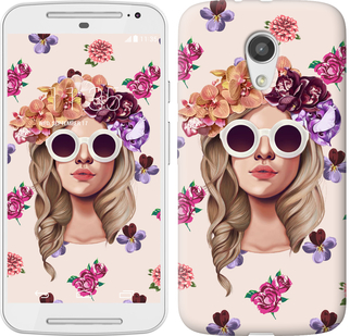 

Чохол Дівчина з квітами v2 на Motorola Moto G2 190458