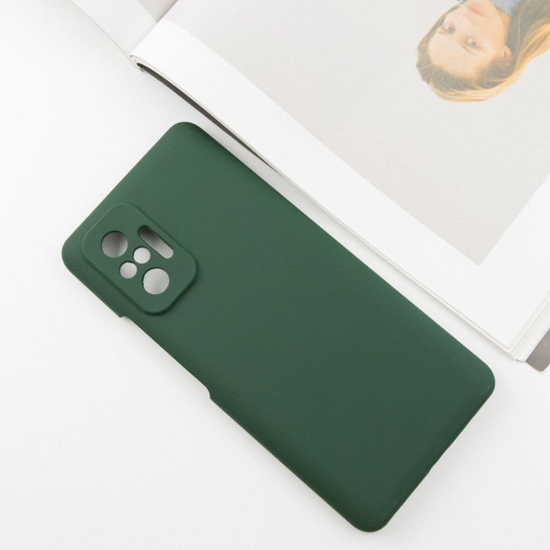 Фото Чехол Silicone Cover Lakshmi Full Camera (AAA) для Xiaomi Redmi Note 10 Pro / 10 Pro Max (Зеленый / Cyprus Green) на vchehle.ua