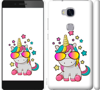

Чехол Единорог в очках для Huawei Honor 5X 911882