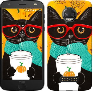 

Чехол Осенний кот для Motorola Moto Z3 Play 669768