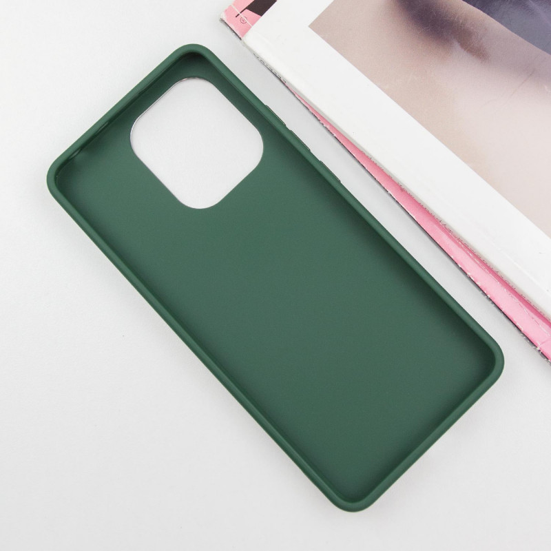 Фото TPU чехол Bonbon Metal Style для Xiaomi Redmi Note 13 Pro 4G / Poco M6 Pro 4G (Зеленый / Pine green) на vchehle.ua