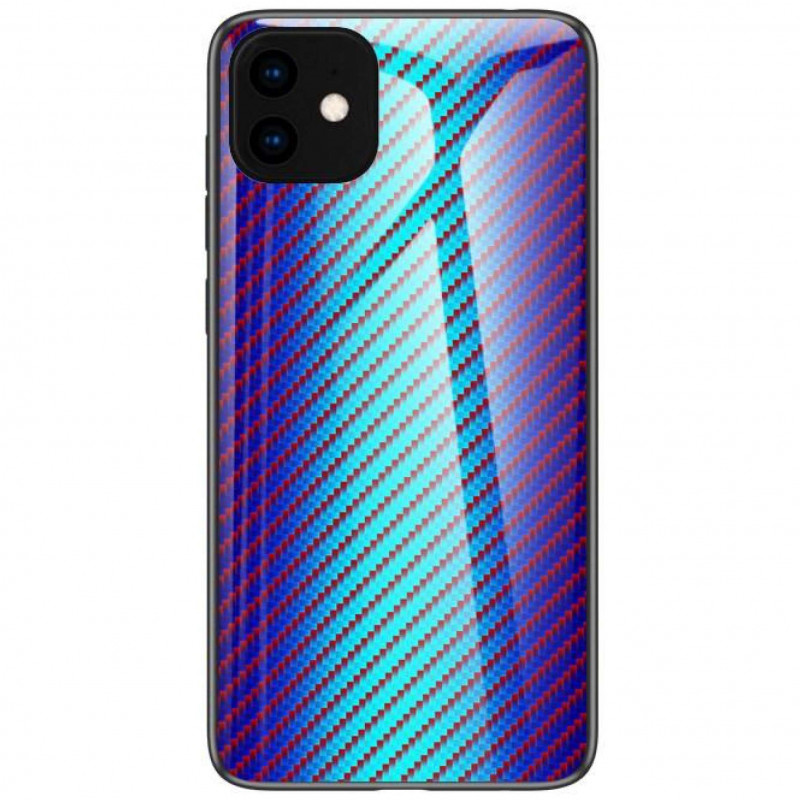 

TPU+Glass чехол Twist для Apple iPhone 11 (6.1") (Голубой) 769510