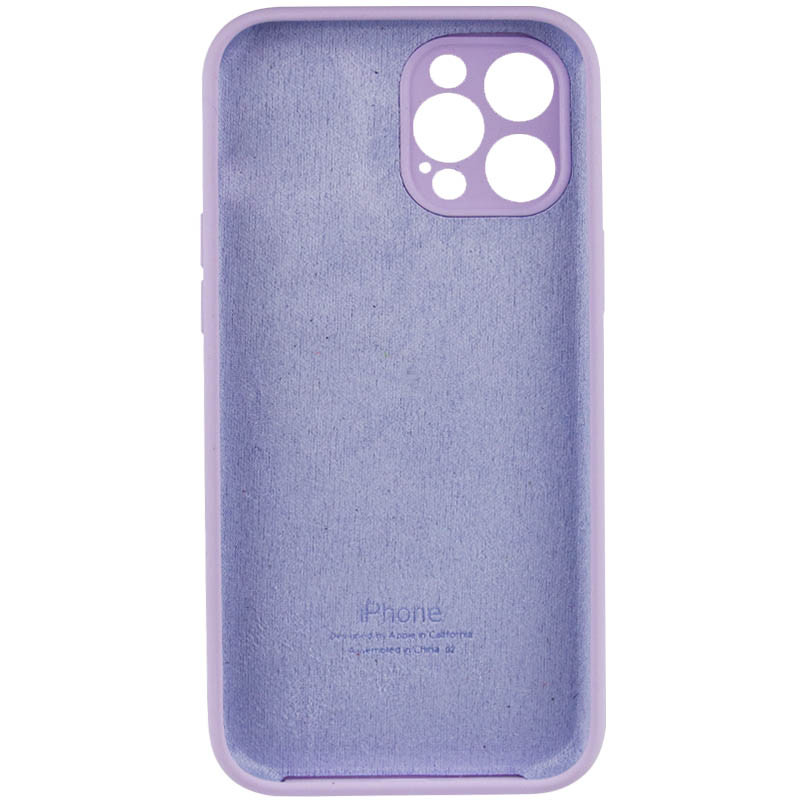 Чехол Silicone Case Full Camera Protective (AA) для Apple iPhone 12 Pro (6.1") (Сиреневый / Lilac) в магазине vchehle.ua