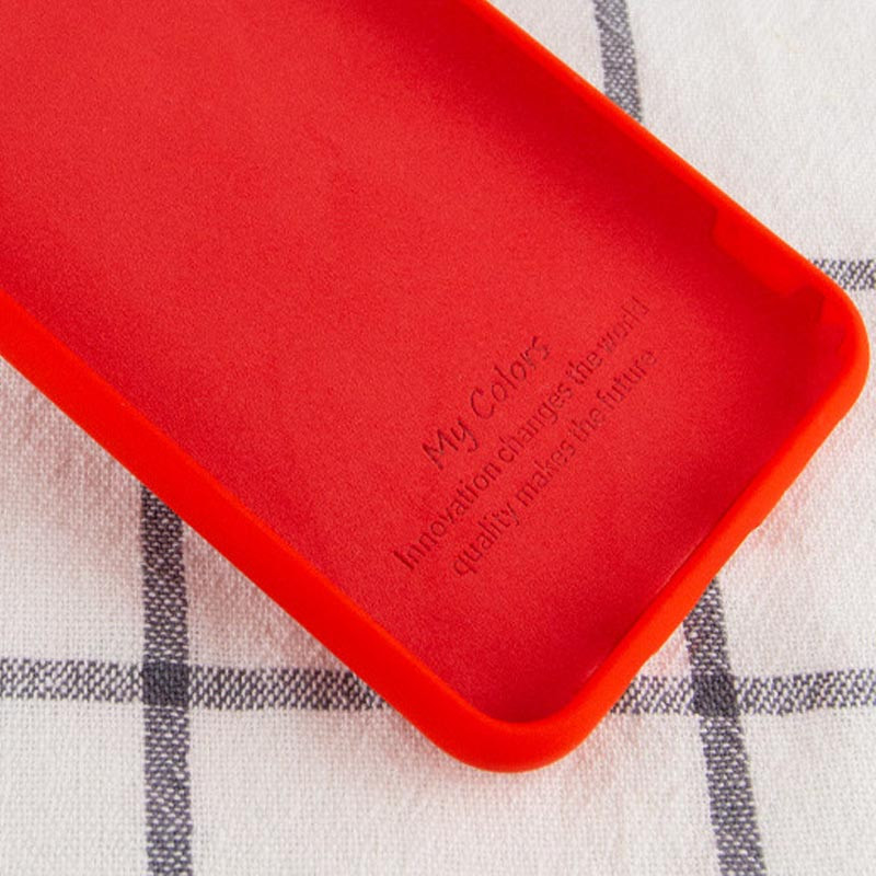 Фото Чохол Silicone Cover Full without Logo (A) на Oppo A53 / A32 / A33 (Дефект упаковки / Червоний / Red) на vchehle.ua
