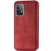 Фото Кожаный чехол-книжка GETMAN Cubic (PU) для Samsung Galaxy A52 4G / A52 5G / A52s (Красный) на vchehle.ua
