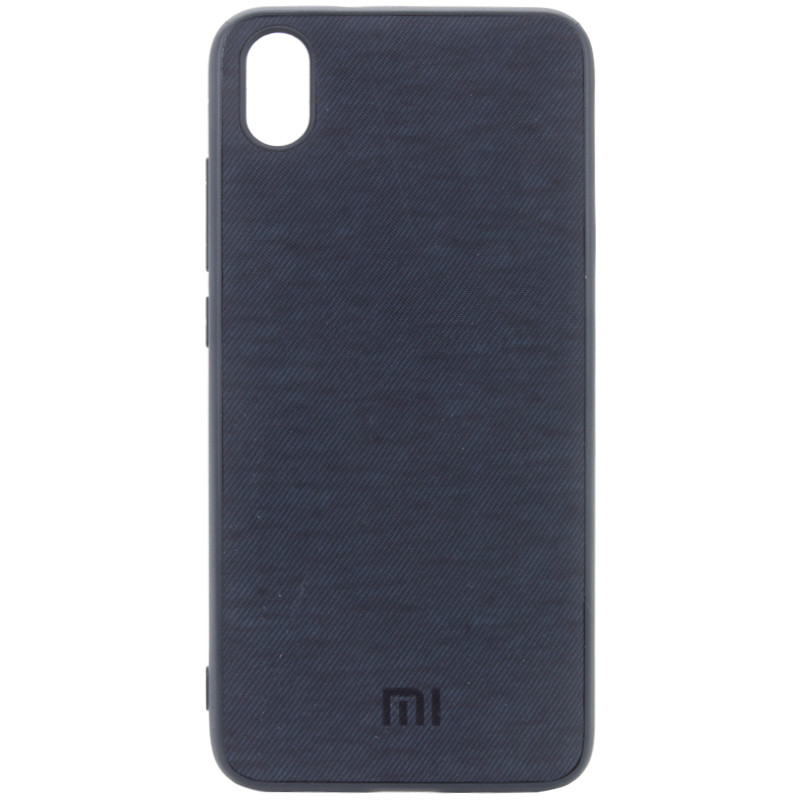 

TPU чехол Textile Logo для Xiaomi Redmi 7A (Синий) 877164