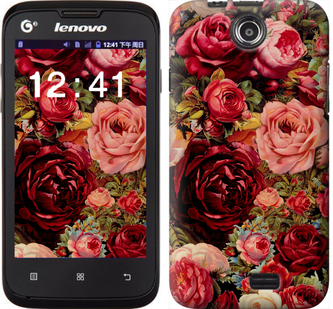 

Чехол Цветущие розы для Lenovo A300 235731
