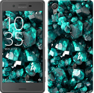 Чехол Кристаллы 2 для Sony Xperia X F5122