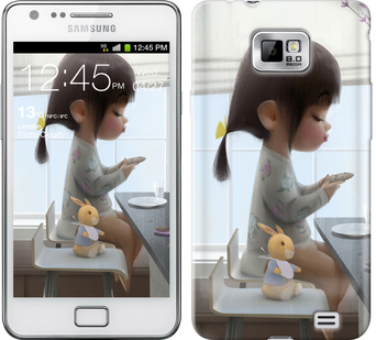 

Чохол Мила дівчинка з зайчиком на Samsung Galaxy S2 i9100 636397