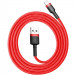 Дата кабель Baseus Cafule Lightning Cable 2.4A (0.5m) (CALKLF-A) (Красный)