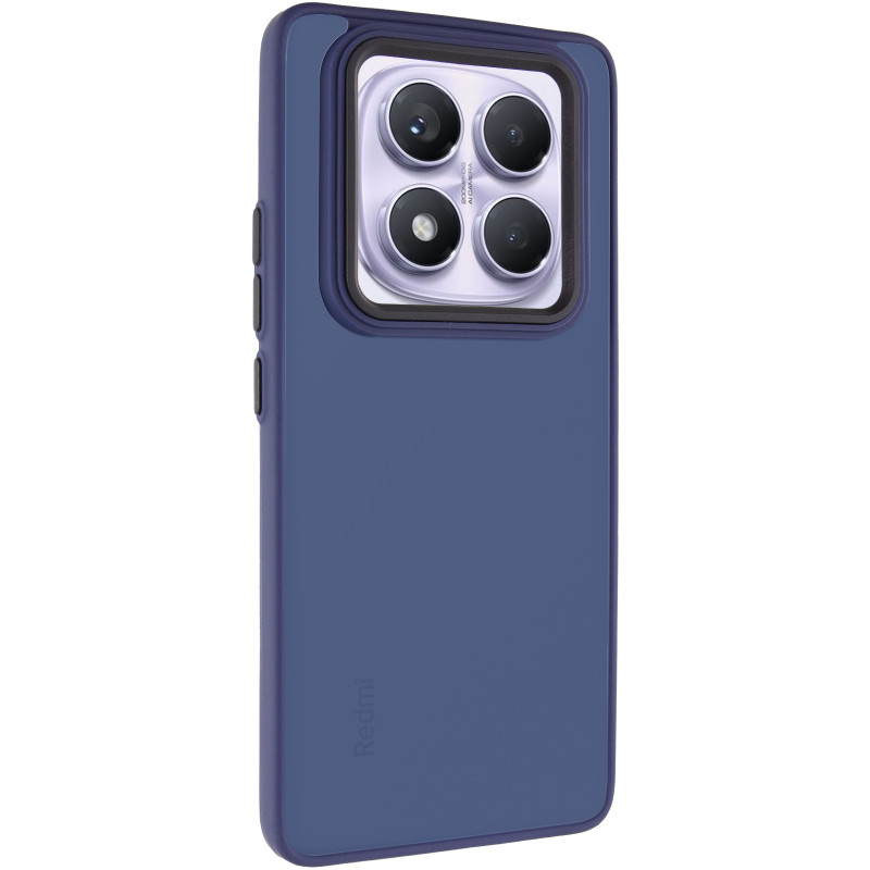 Чехол TPU+PC Lyon Frosted для Xiaomi Redmi Note 14 Pro 4G (Deep Navy)