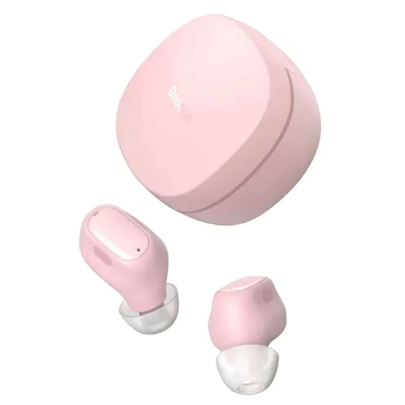 Уценка Bluetooth наушники Baseus WM01 TWS (NGWM01/NGTW24) (Вскрытая упаковка / Pink)