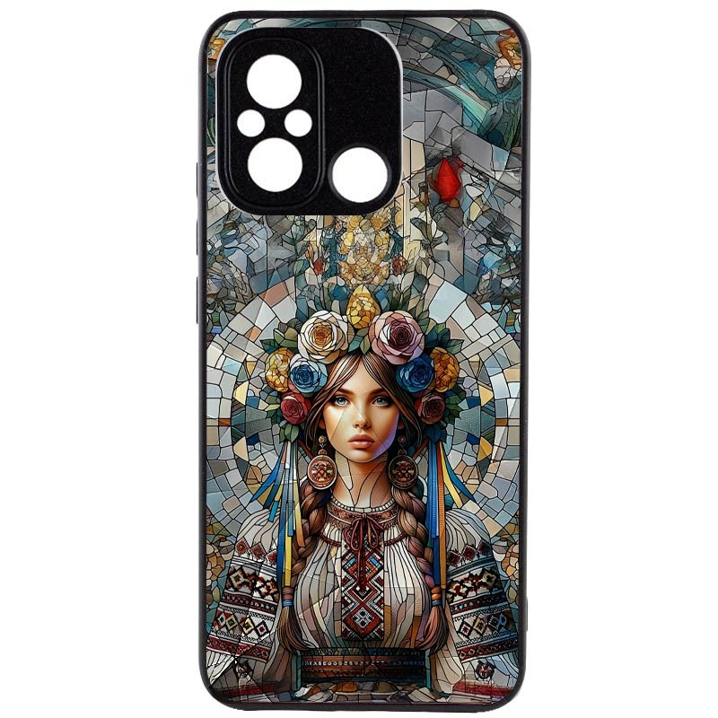 TPU+PC чехол Prisma Ladies для Xiaomi Redmi 12C / Poco C55 (Mosaic)