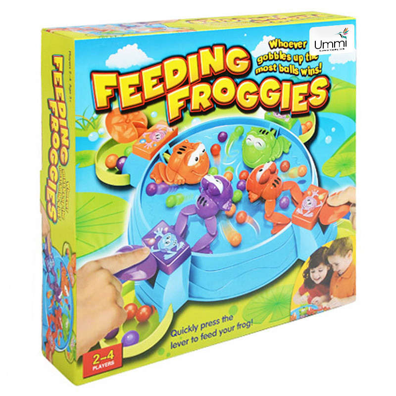Фото Настільна інтерактивна ігра Ummi 707-35 Feeding Frog Game (Colorful) в маназині vchehle.ua
