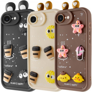 Чехол TPU Toys Case with Ears для Apple iPhone 16e (6.1")