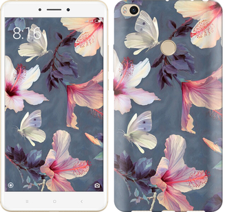 

Чехол Нарисованные цветы для Xiaomi Mi Max 2 596352
