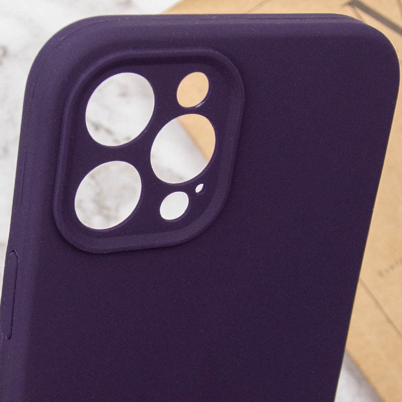 Замовити Чохол Silk Full Camera Protective (AA) NO LOGO на Apple iPhone 12 Pro Max (6.7") (Фіолетовий / Elderberry) на vchehle.ua