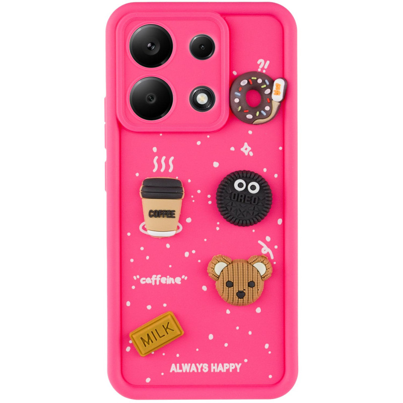 Фото Чохол TPU Toys Case на Xiaomi Redmi Note 13 4G (Pink / Always Happy) на vchehle.ua