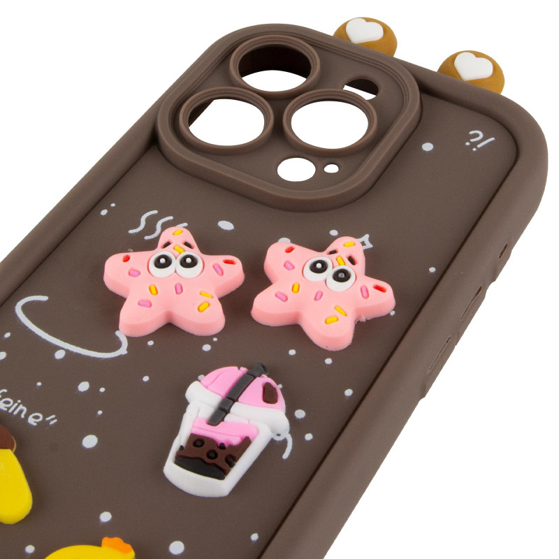 Чехол TPU Toys Case with Ears для Apple iPhone 12 Pro (6.1") (Brown) в магазине vchehle.ua
