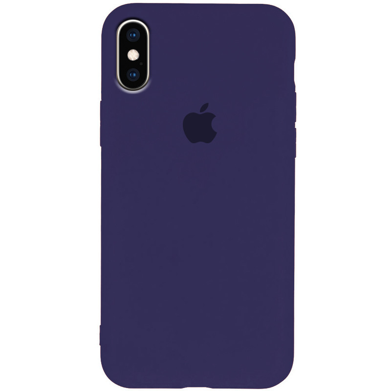 

Чехол Silicone Case Slim Full Protective для Apple iPhone XS Max (6.5") (Синий / Midnight Blue) 713183